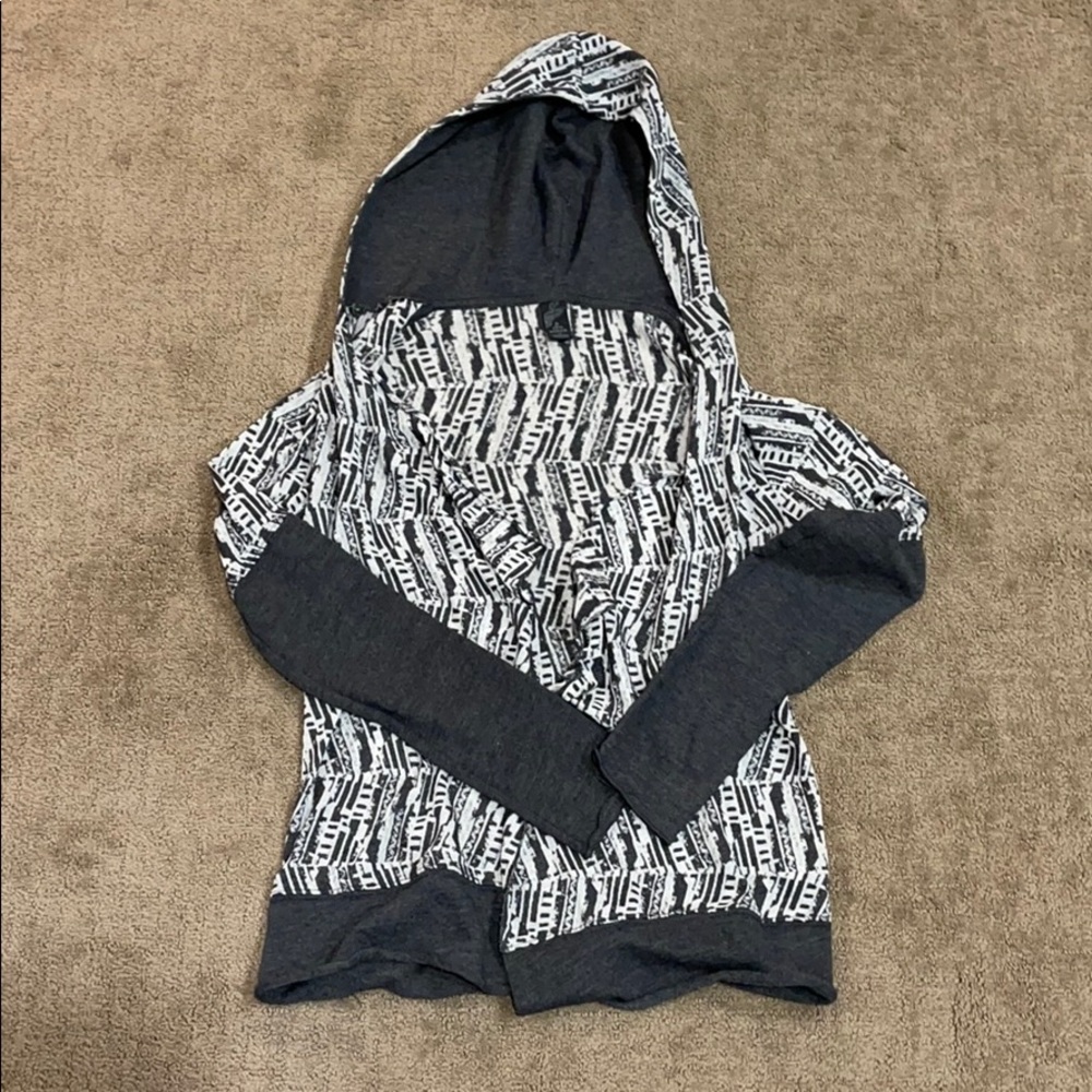 prAna Graceful Wrap Open Hooded Cardigan XS